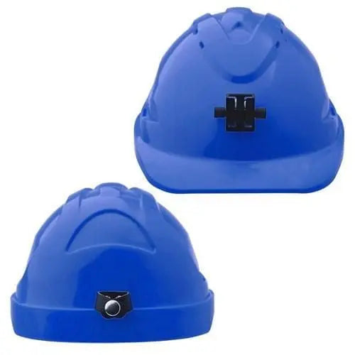 Pro Choice Hard Hat (V9) - Unvented, 6 Point Push-lock Harness C/w Lamp Bracket - HH9LB Metro Workwear.